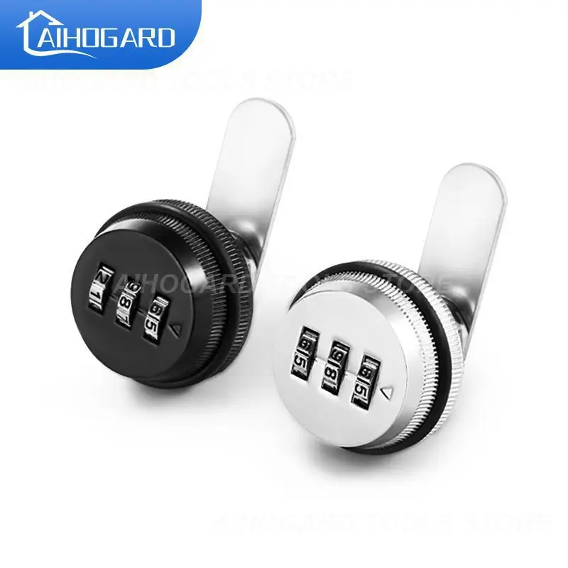 

3 Digit Combination Password Box Lock 20-30mm Smart Cam Code Lock Zinc Alloy for Mailbox Cabinet Door Security Hardware Hot Sale