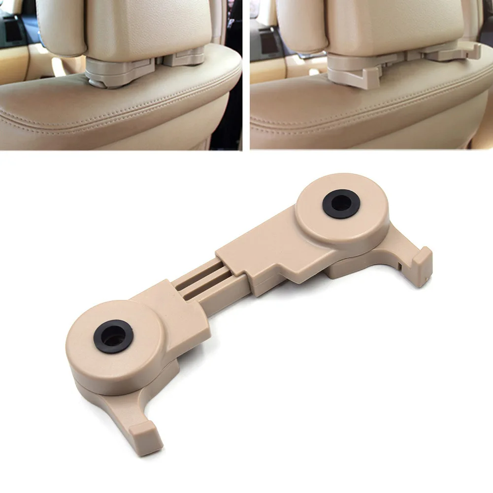 

Hidden Multi-function Hook For Car Seat Back Black/beige Universal Plastic Car Hook Durable Easy To Install Save Space Car Acces