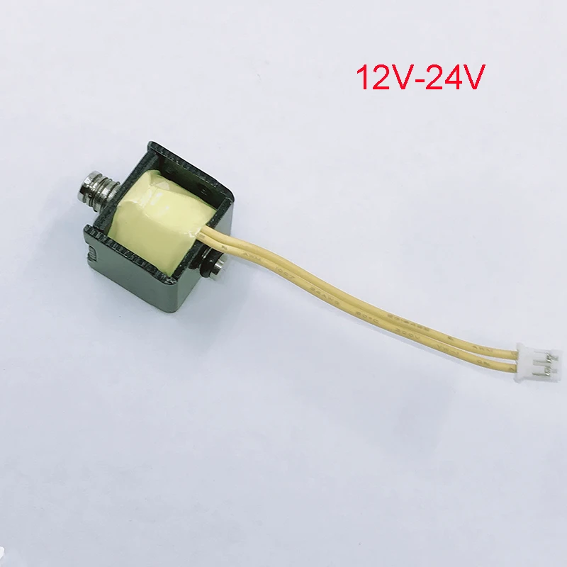 

Mini DC12V 16V 24V Large Thrust Push-Pull Square Electromagnet Frame Through Type Solenoid Electromagnet