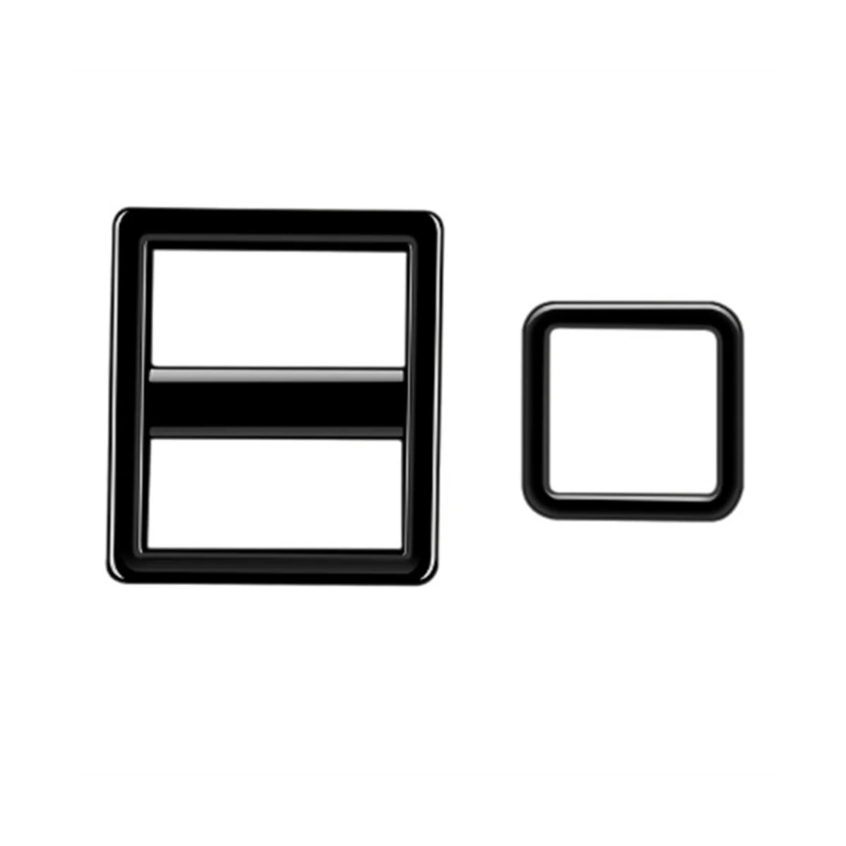 

Яркий черный Автомобильный топливный бак, фары, панель переключателя, отделка, рамка, наклейка на крышку для Toyota Alphard 40 серии 2023 +