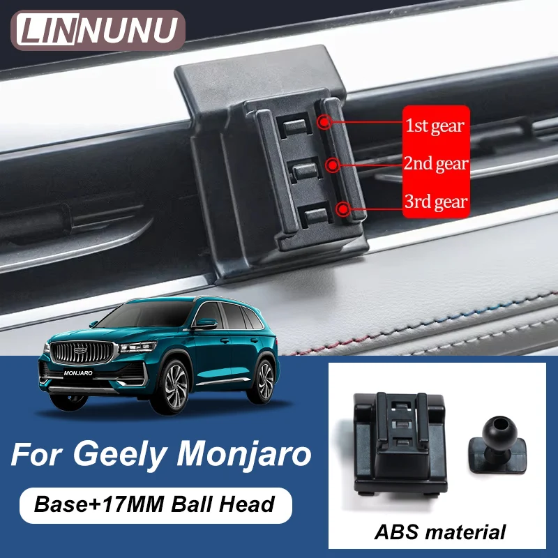 

LINNUNU джили монжаро Geely Monjaro KX11 автомобильный держатель для телефона в машину,автоматическое зажимное крепление,горизонтальное и вертикальное размещение