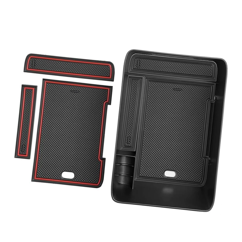 Для Hyundai Santa Fe 2024 органайзер для центральной консоли автомобиля лоток подлокотник