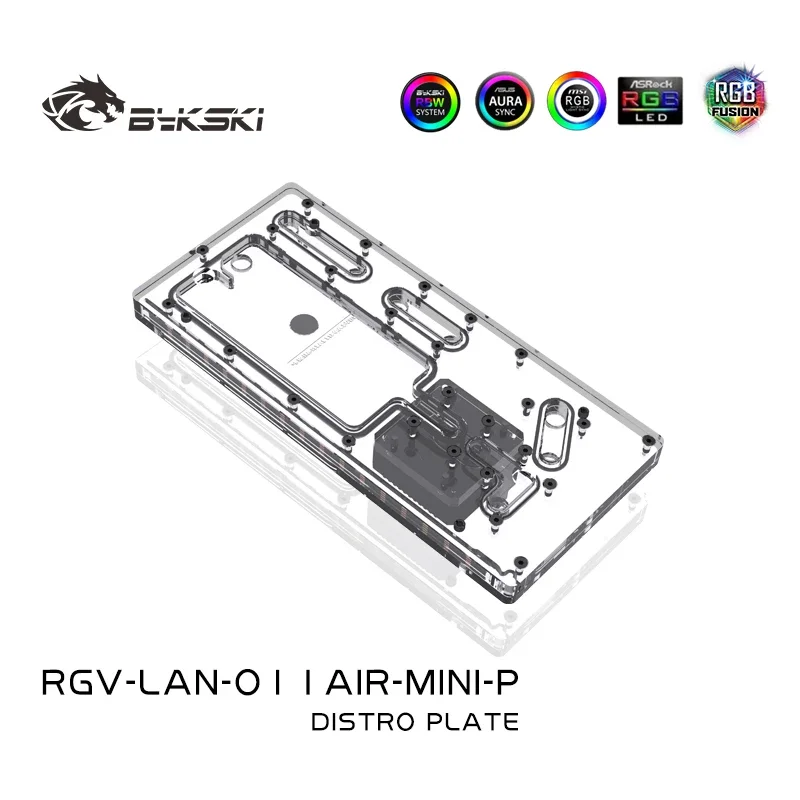 Размерная пластина Bykski RGV-LAN-O11AIR-MINI-P для корпуса компьютера LIANLI O11 AIR MINI