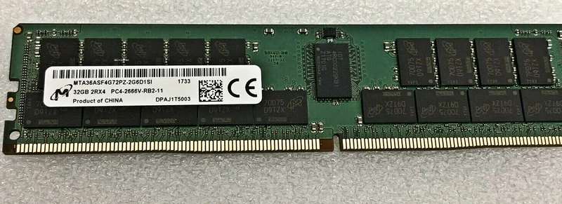 

RAM applies to CRUCIAL 32G DDR4 2666 2933Y ECC REG memory