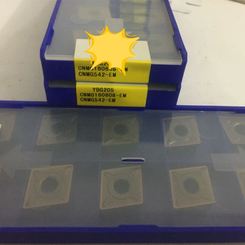 

ZC-CT CNMG160608-EM YBG205/CNMG160612-EM YBG205/CNMG160616-EM YBG205 CNMG542 CNMG543 CNMG544 CNC carbide inserts 10PCS/BOX