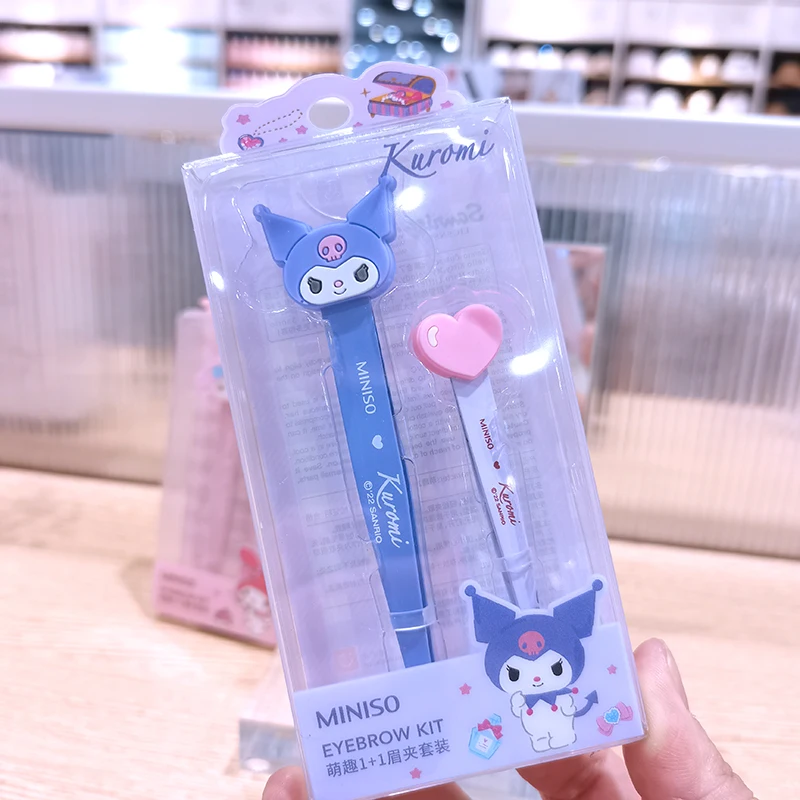 

Sanrios My Melody Anime Cartoon Creative Cute Eyebrow Clip Set Tweezers Trimming Eyebrow Hair Pulling Clip Kawaii Makeup Tools