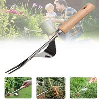 1pc garden weeder tool lawn sturdy digging puller hand weeding effective easy apply trimming removal grass puller long handle