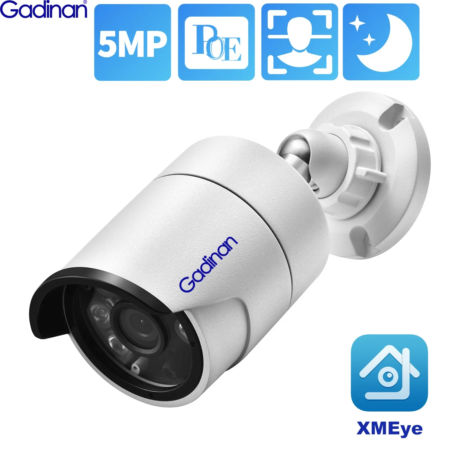 

Gadinan 5MP Уличная IP-камера AI