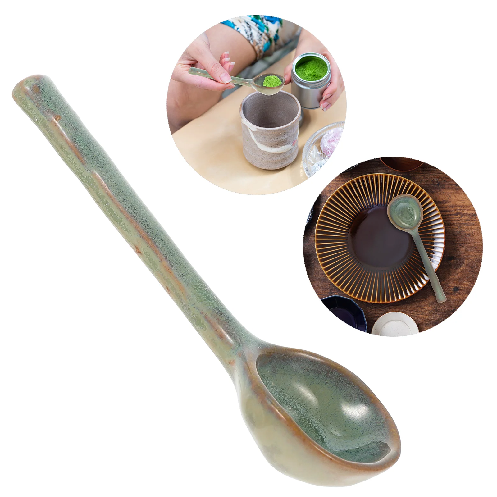 

Spoon Spoons Soup Ceramic Japanese Asian Chinese Serving Rice Ramen Dessert Coffee Ice Dinner Pho Wonton Retro Salad Ceramics