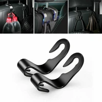 2pcs car seat hooks purse hanger bag organizer clothes coats holder clips universal interior accessories for camper bus rv