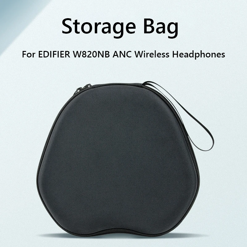 

Handheld Headphone Case Shockproof Breathable Waterproof Earphone Accessories Box With Hand Rope Carrying Box for EDIFIER W820NB