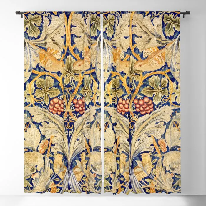 

1. Светонепроницаемые шторы «акантус и лоза», оконные занавески с 3D принтом для спальни, гостиной, украшение для окон