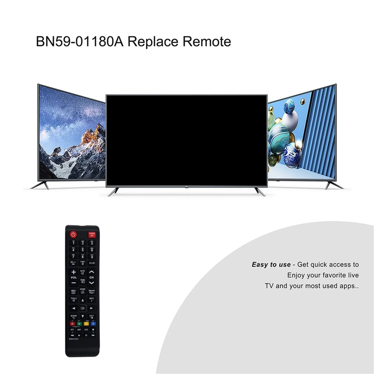 BN59-01180A Пульт дистанционного управления для телевизора Samsung LFD TM1240A DH40D DH48D DH55D DM32D