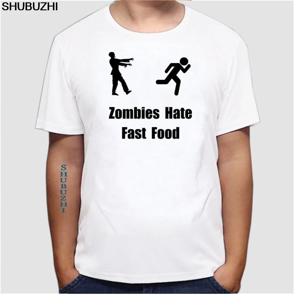 

Summer Men T Shirts Zombies Funny Slogan Top Tees Glowing Swag Short Sleeve Cotton T-shirt O-Neck Casual Print Tshirt Plus Size