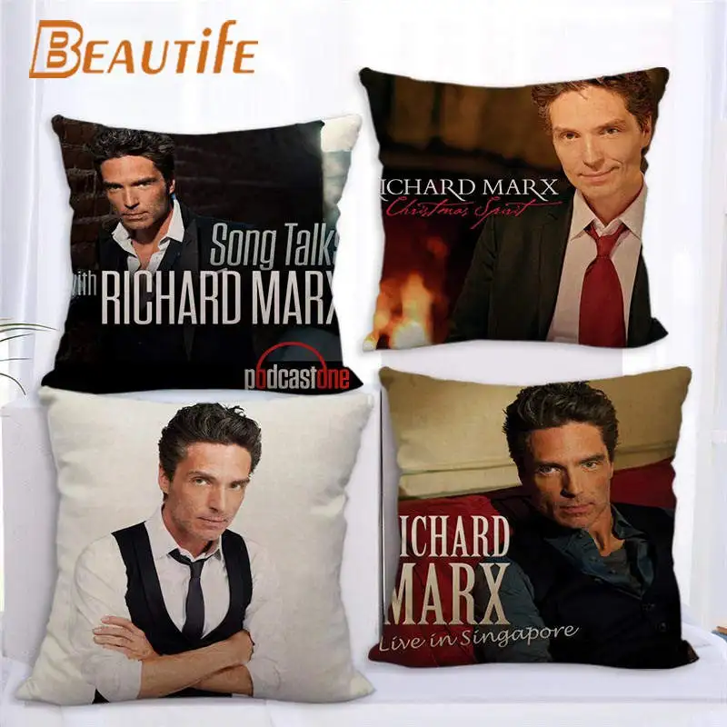 

Наволочка для подушки 45x45 см, из хлопка и льна