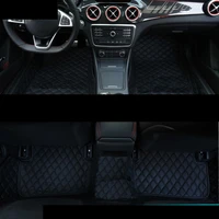 leather car floor mats for mercedes benz a class a180 a200 a45 amg 2013 2014 2015 2016 2017 2018 w176 rug carpet auto sport