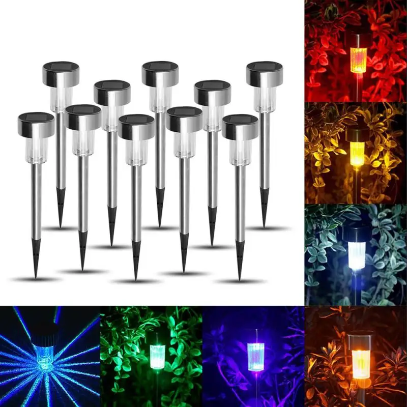 

Outdoor Solar Garden Lights Solar Energy Garden Lawn Spotlight Outdoor Waterproof Colored Landscape Lighting Separately Lamps