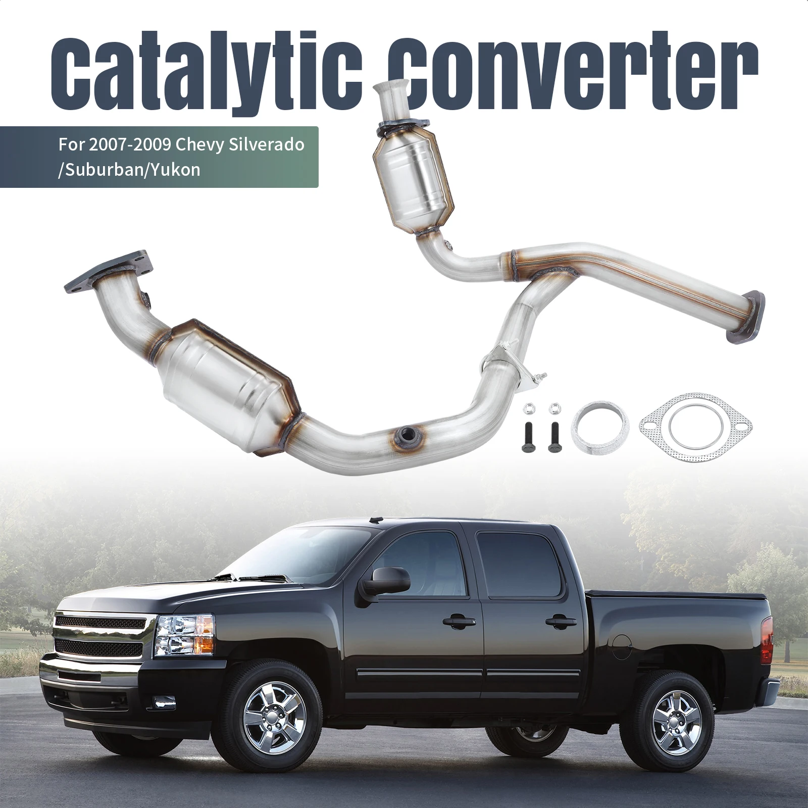 Автомобильный каталитический конвертер выхлопная система коллектор подходит