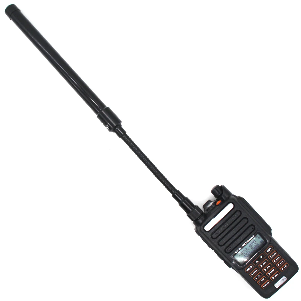 Gtwoilt AR-33 Goose Tube SMA-Female Dual Band 144/430Mhz Foldable CS Tactical Antenna