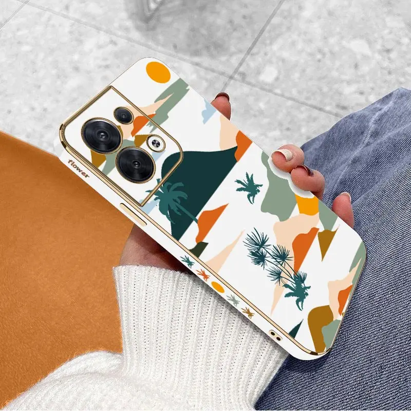 Роскошный чехол для OPPO Reno 8Pro 8T 8 10 10Pro 9ProPlus 9 6Lite 6Z 6proplus 7 7Lite 7Z 5 5Pro 4