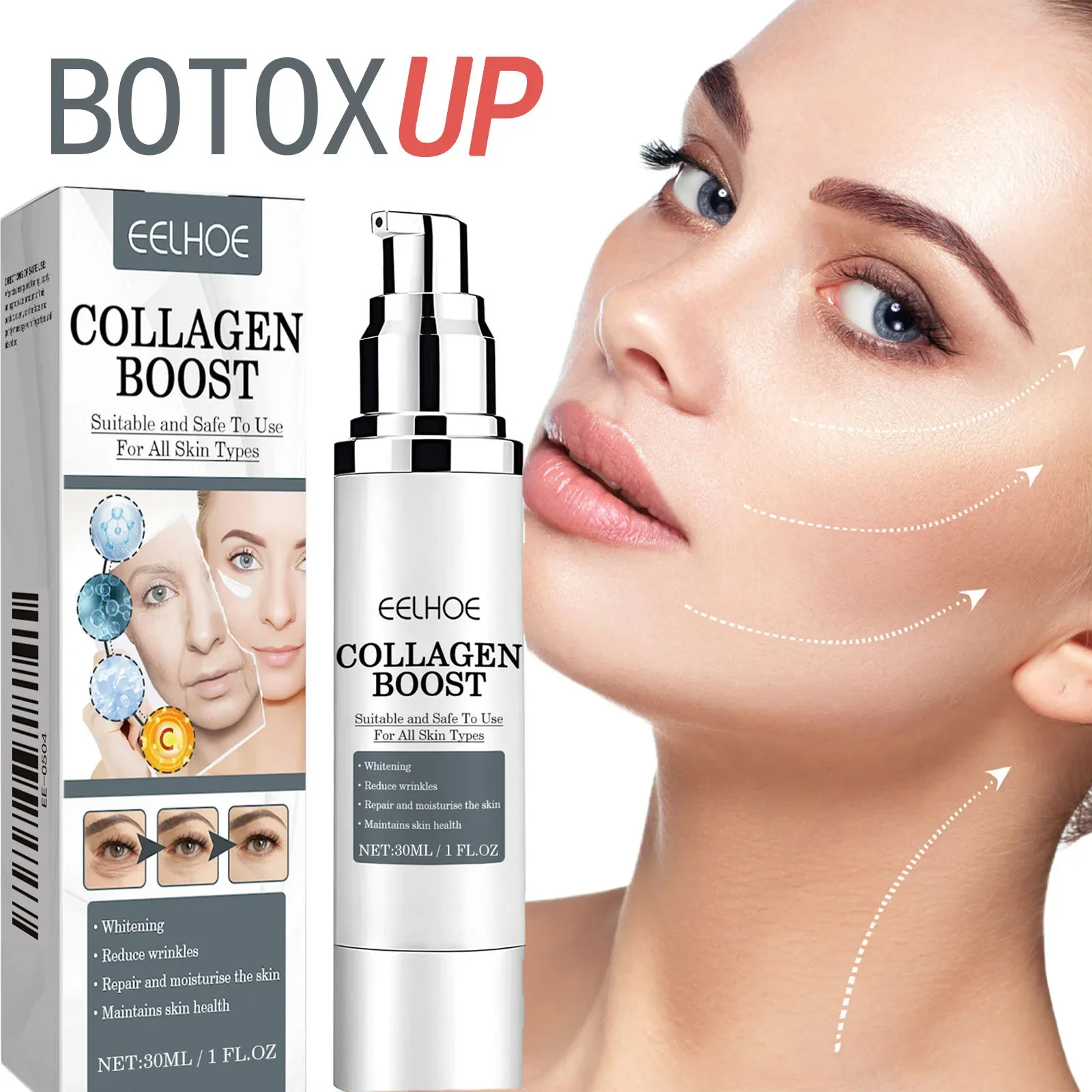 Eelhoe Collagen Boost Serum Антивозрастной корректор темных пятен Крем от морщин Fade Fine Lines