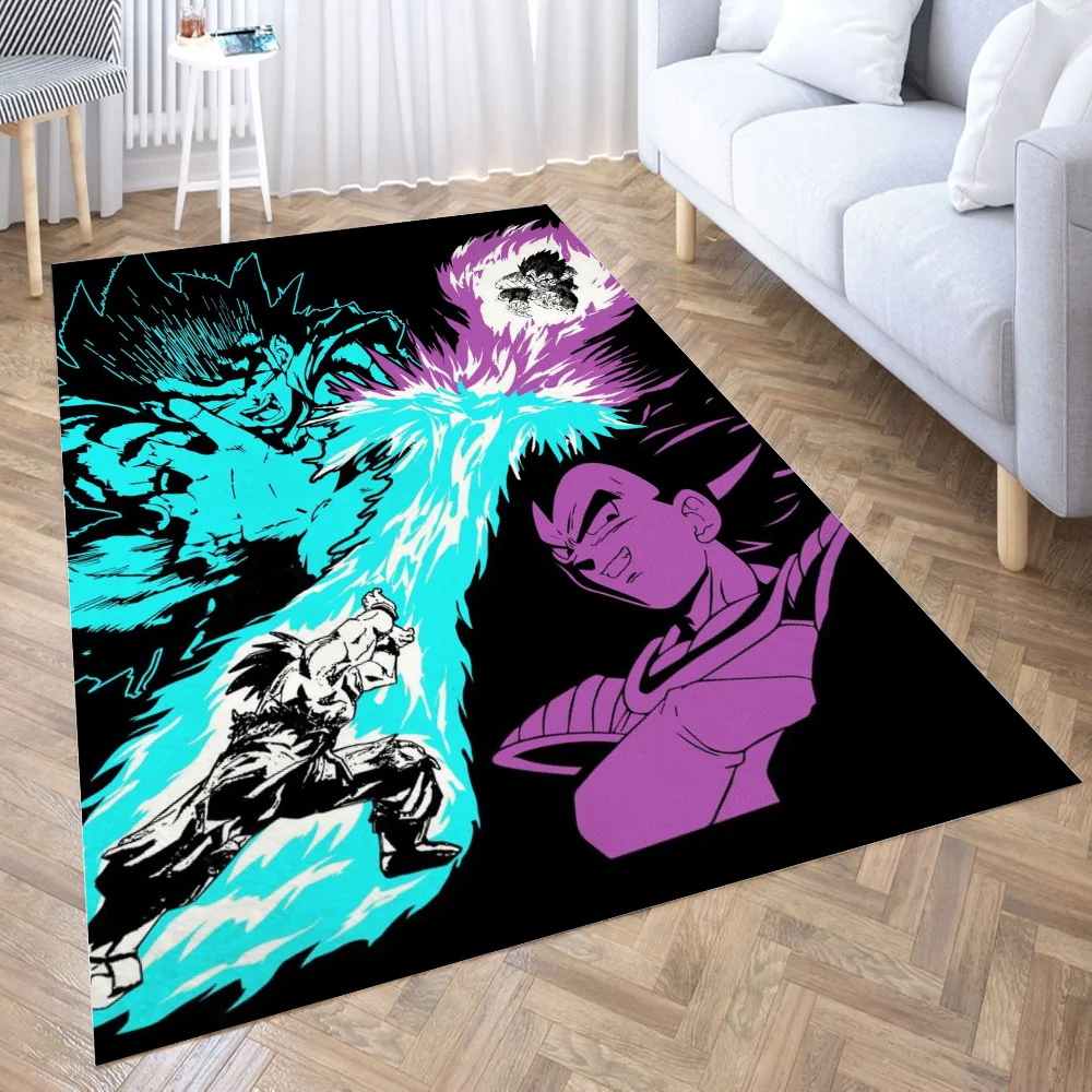 

Goku vs Vegeta 3D Carpet Living Room Kitchen Entrance Door Mat Anti-slip Floor Rug Bathroom Area Hallway Mats