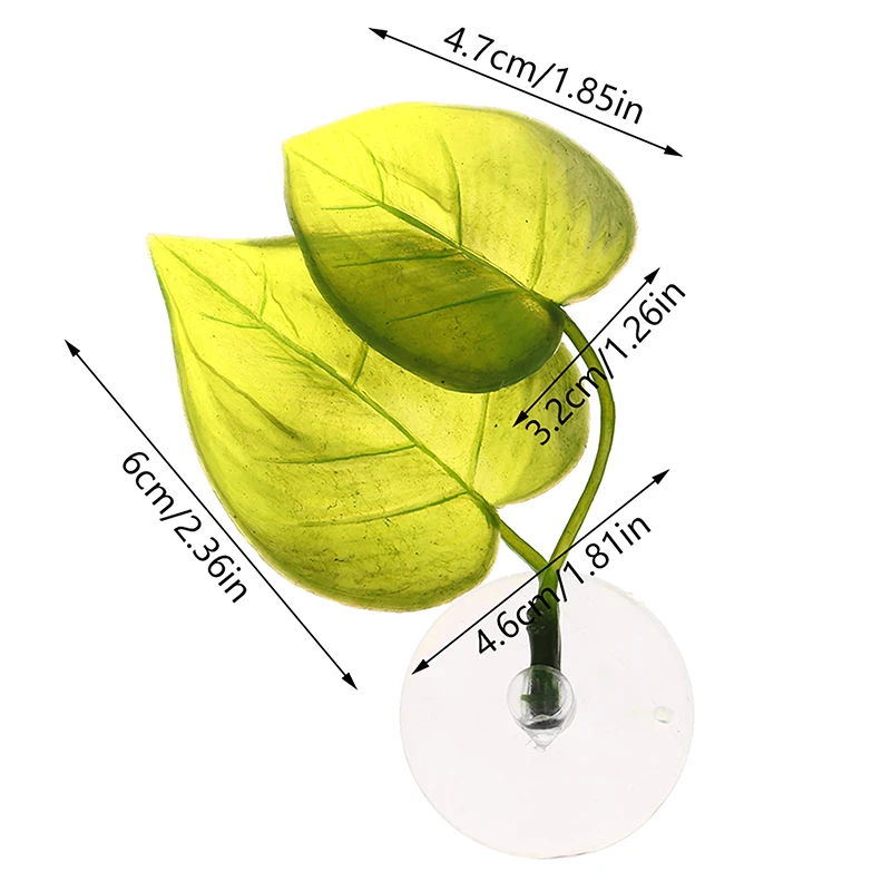 Искусственный Аквариумный Лист 1 Шт. Украшение Для Рыбы Держатель Подложки