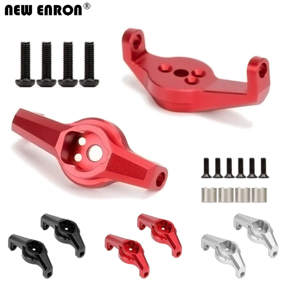 

NEW ENRON 2P Aluminum Alloy #8232 Front Axle Portal Drive Caster Block Set for RC Crawler Car Traxxas 1/10 TRX-4 TRX4 TRX-6 TRX6