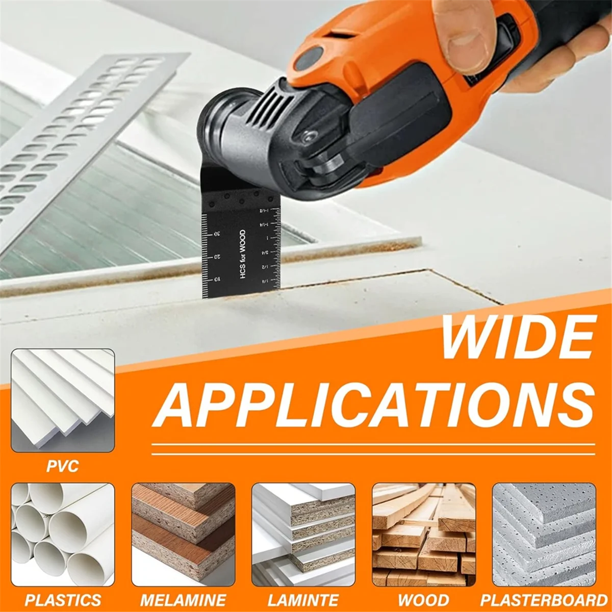 Лезвия для многофункциональных инструментов 10 шт. осциллирующих пильных полотен