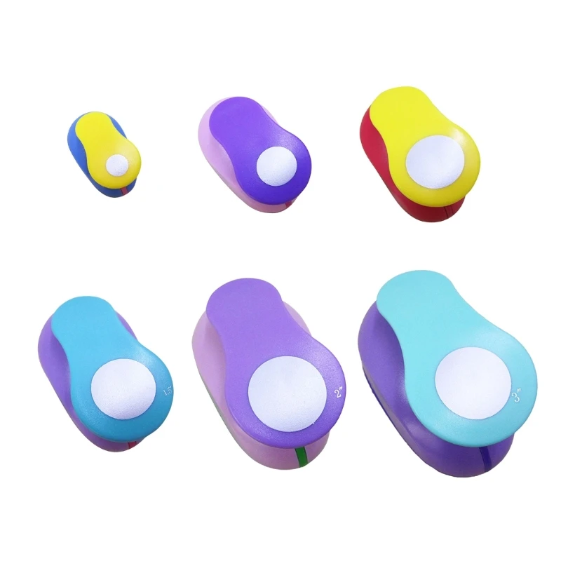 

Craft Paper Round Hole Puncher for Kids DIY Craft Project Scrapbooking Card Making Personalize Photo Album