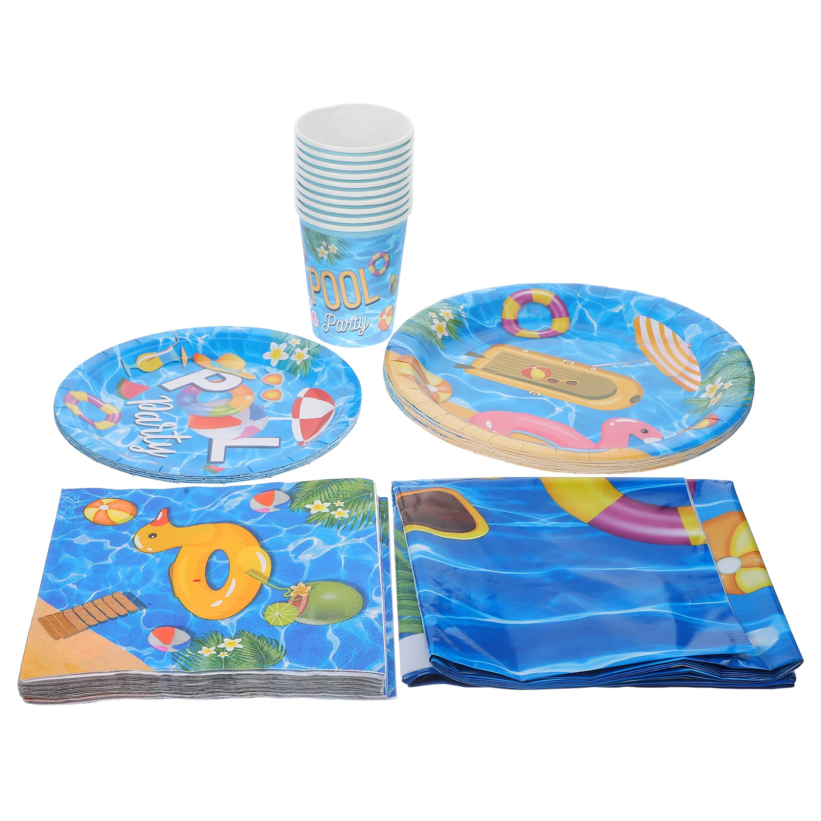

Party Tableware Decoration Summer Themed Decorations Beach Favors Festival Supplies