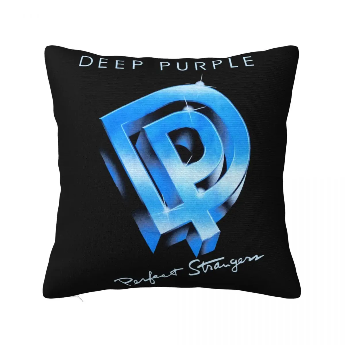 Deep Purple Perfect Strangers84 Hard Rock Rainbow Gillan Новая черная наволочка Swea
