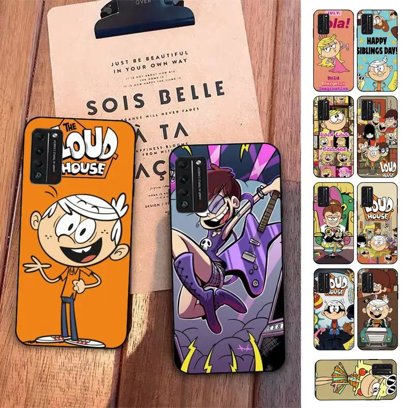 

MINISO T-The Cartoon L-Loud H-House Phone Case for Huawei Honor 10 i 8X C 5A 20 9 10 30 lite pro Voew 10 20 V30