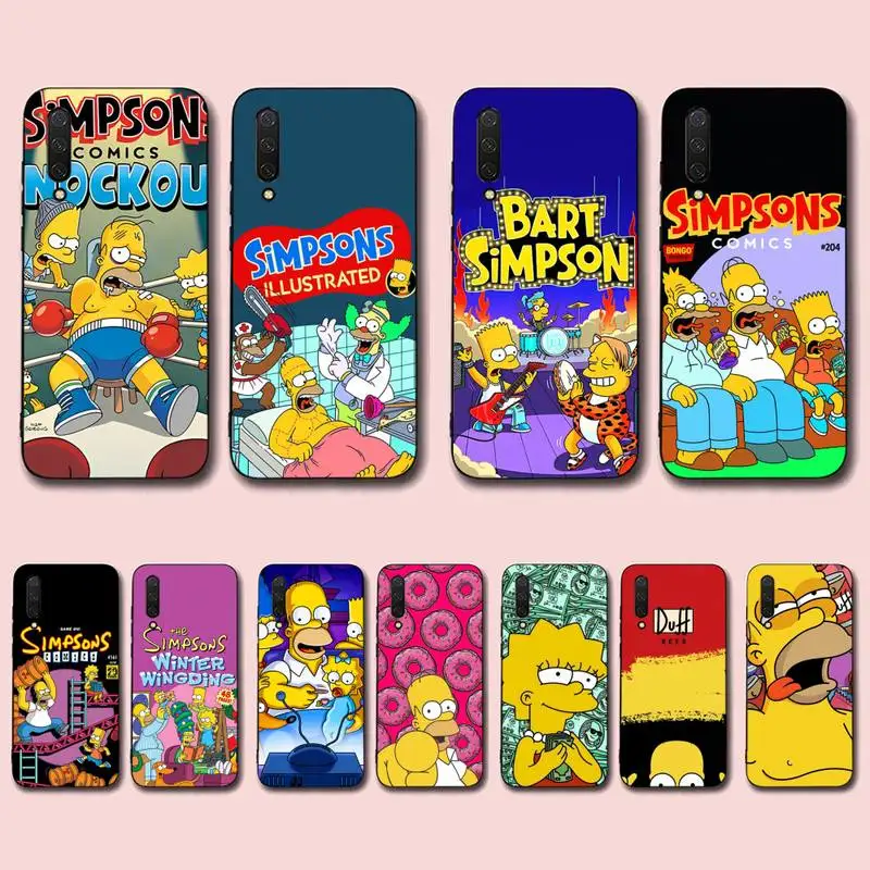 

Disney The Simpsons Phone Case for Xiaomi mi 5 6 8 9 10 lite pro SE Mix 2s 3 F1 Max2 3