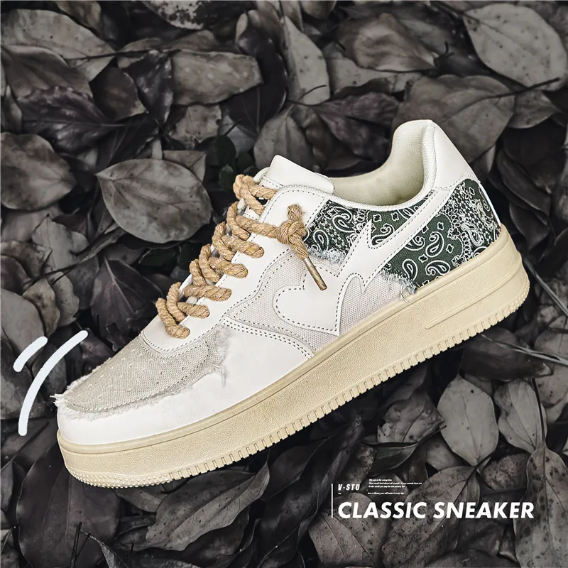 

Men's Shoes 2022 New AF Anime Printing High Top Casual Sneakers Pirate Ace Luxury Designer Unisex White Skateboard Shoes