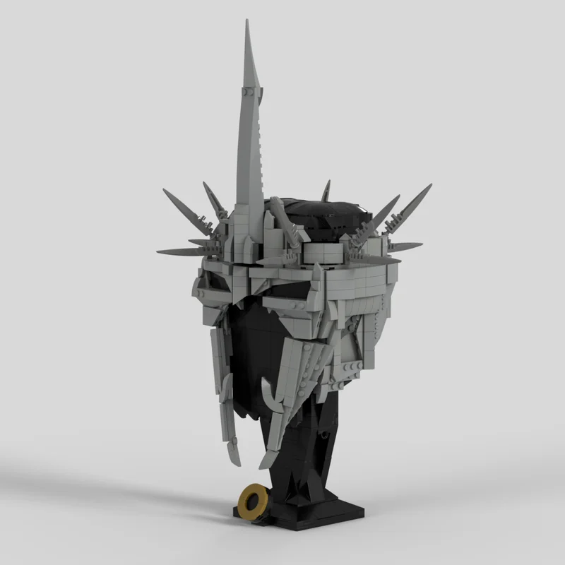 927 шт. Moc новый шлем LOTR Witch King of Angmar собранные строительные блоки сделай сам