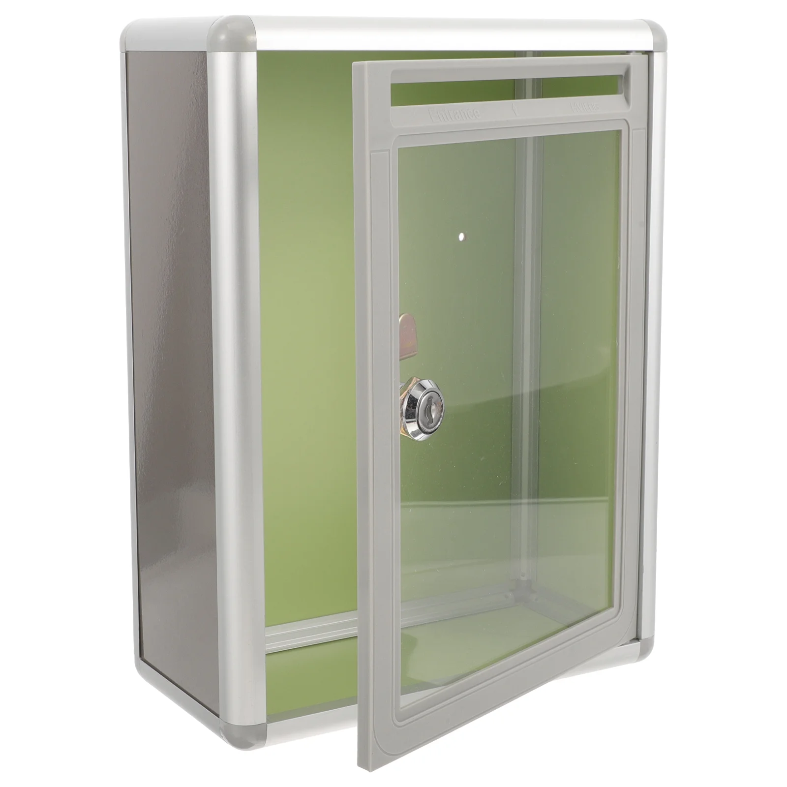 

1pc Acrylic Letter Box Suggestion Box Complaint Box Lucency Small Size for Office Home