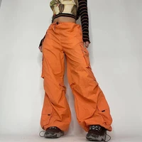 oversized vintage 90s baggy cargo pants womens fashion low waist trousers 2022 autumn overalls baggy straight jeans woman