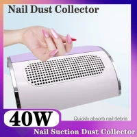 40w powerful nail dust vacuum cleaner extractor fan for manicure nail dust collector vacuum cleaner nail manicure