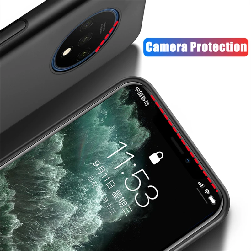 shockproof phone case for oneplus 7t 8 9 7 pro 8t nord anti shock magnet shell matte silicone cover for one plus 7t 6t pro funda free global shipping