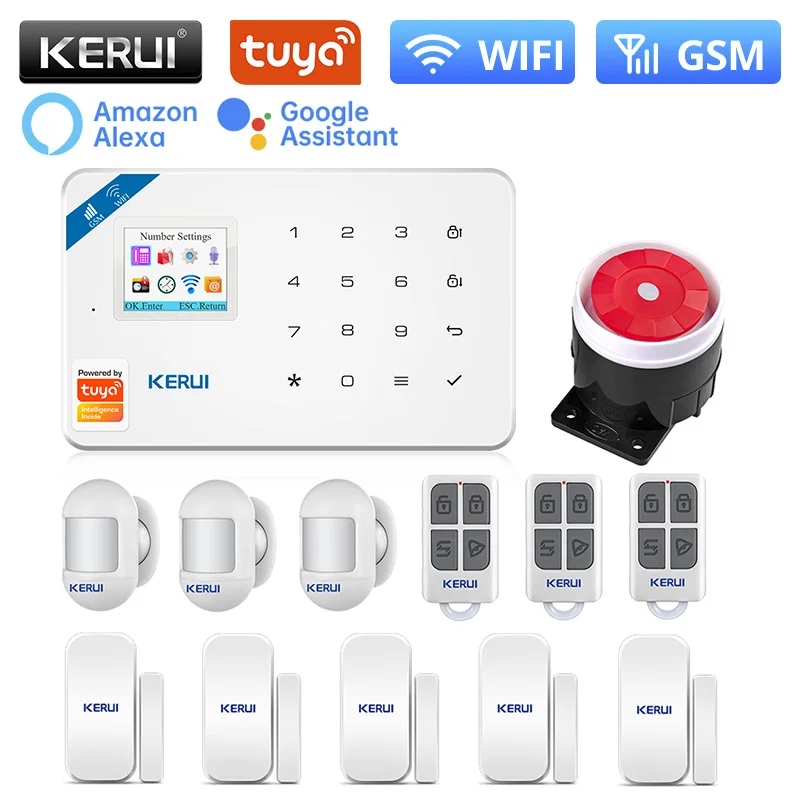 KERUI W181 WIFI GSM сигнализация Беспроводная система Tuya Умный дом Безопасность