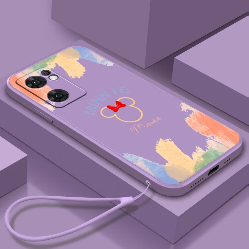 Чехол для телефона с изображением Микки и Минни Маус OPPO A73 A31 2020 Reno7 SE 6 5 4 2 Z Lite Pro Plus
