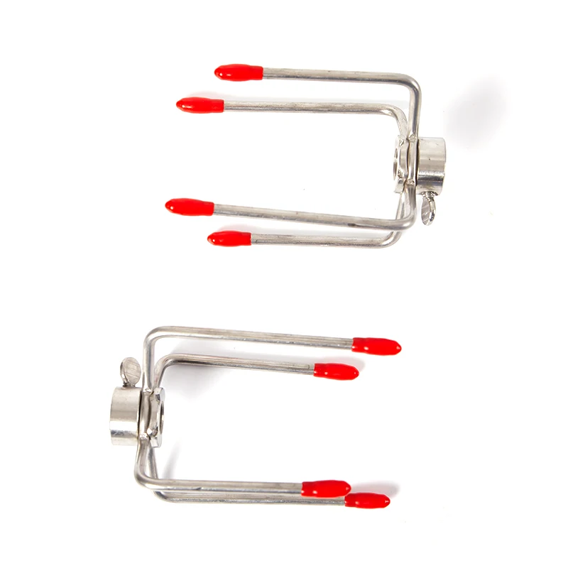 

Вилка для фритюрницы из нержавеющей стали, вращающаяся вилка для жарки для курицы, гриля, жаровня, аксессуары для жаровня