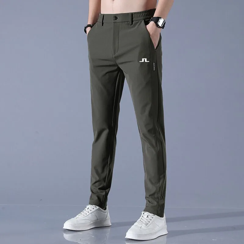 

Golf 2023 Summer Men Golf Pants High Quality Elasticity Fashion Casual Trousers Men's Breathable J Lindeberg Men Golf Wear Men