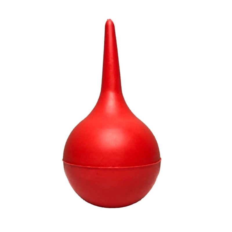 

Лампочка для мытья ушей, Красная резиновая лампочка для выжимания домашних животных, устройство для всасывания жидкости 090C