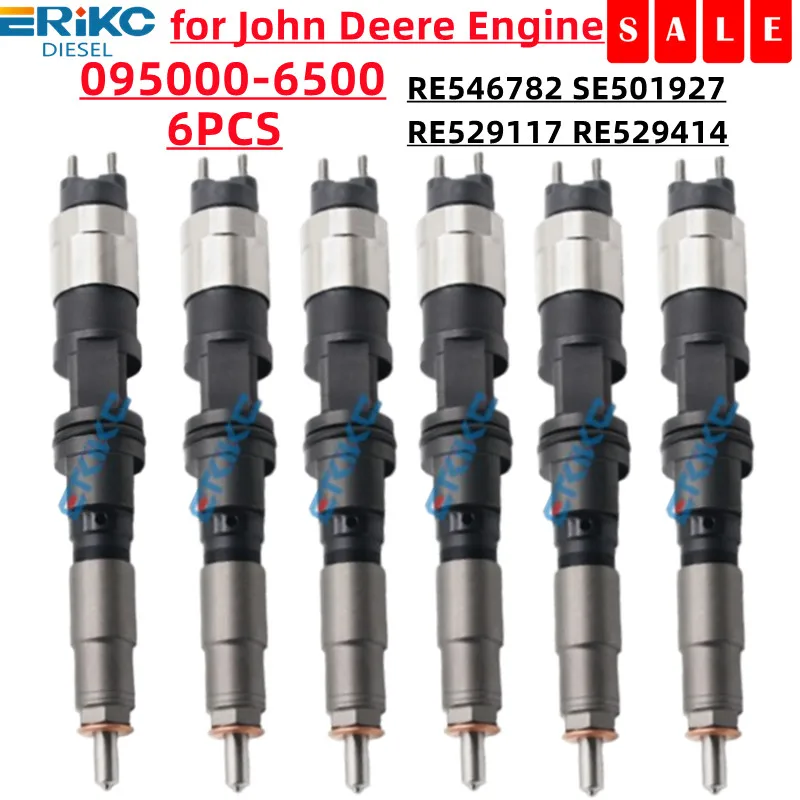 095000 -6501 Спрей Common Rail -6500 RE 529117 529414 Форсунка дизельного топлива -6502 для John Deere 546782 SE