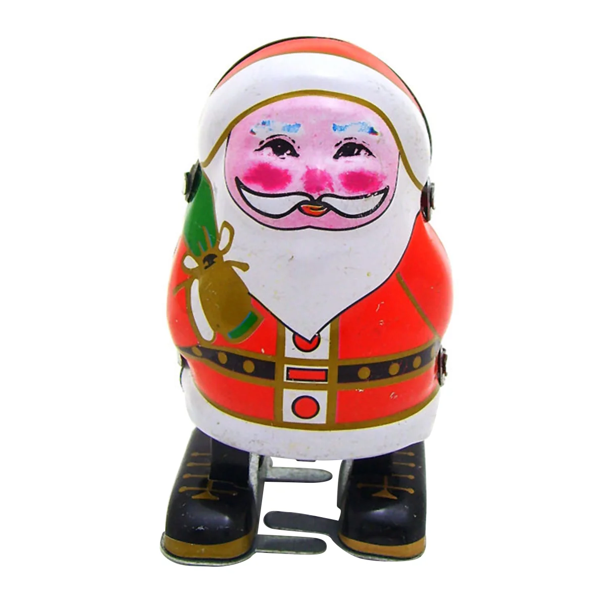 

1pc Tin Funny Stylish Santa Claus Tinplate Santa Robot Christmas Robot Tin Tinplate