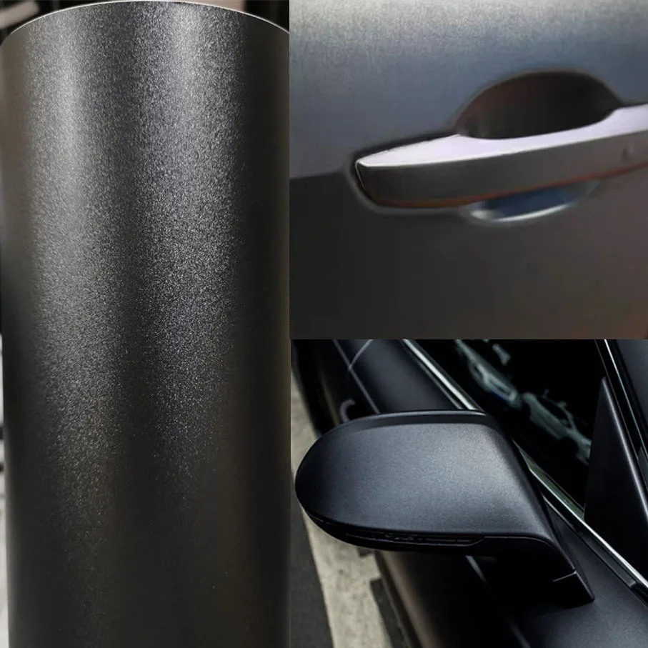 

Матовая Черная Виниловая Автомобильная оберточная наклейка, черная матовая пленка, розничная упаковка для капота, крыши, мотоцикла, скутера, для упаковки автомобиля