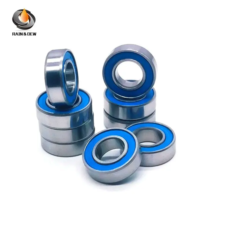 

MR105RS Bearing ABEC-7 ( 10PCS ) 5X10X4 mm Miniature RC Motor MR105-2RS Ball Bearings MR105 RS 2RS Blue Sealed
