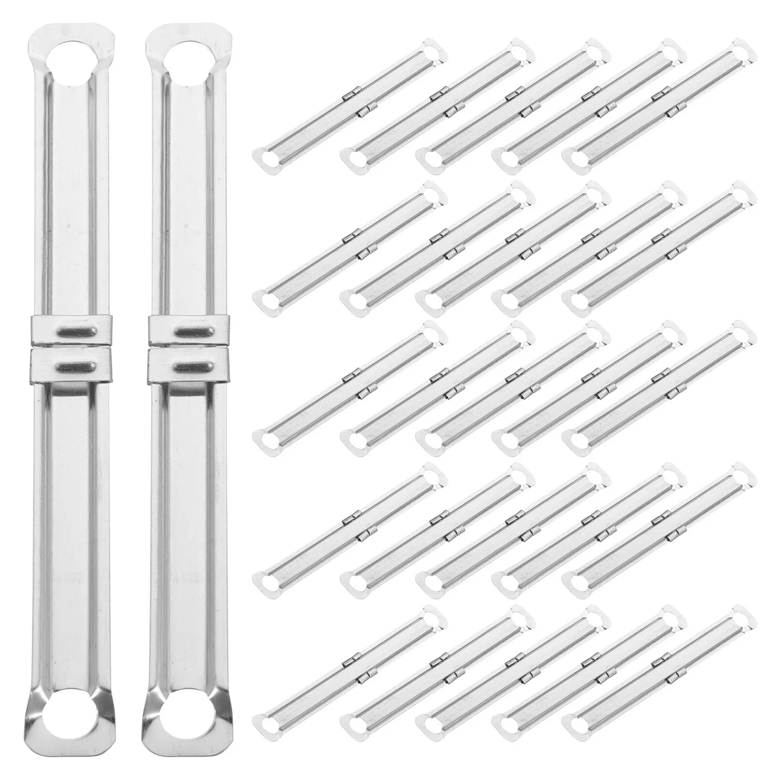 

100 Pcs Binder Paper Mechanism Binders 2 Hole Metal Punch Office Binders Clip Notebook